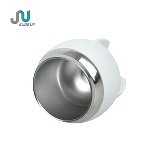 Vaso de acero inoxidable de grado alimenticio 304 de doble pared, taza de café envuelta en cuero, té, Yerba <span class=keywords><strong>Mate</strong></span> con pajita Bombilla - Product Image 4