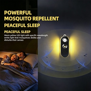 2-in-1 Physical Mosquito Repellent Night Light Motion Sensor Magnetic Suction Rechargeable 3 Color Temperature Indoor Wall Lamp - Product Image 2