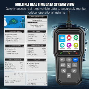 <span class=keywords><strong>Obd2</strong></span> Scanner Diagnostische Tool Voor Alle Auto 'S En Vrachtwagens Met 1 Jaar Garantie Draadloze/USB-Connectiviteit Universele Montage - Product Image 4