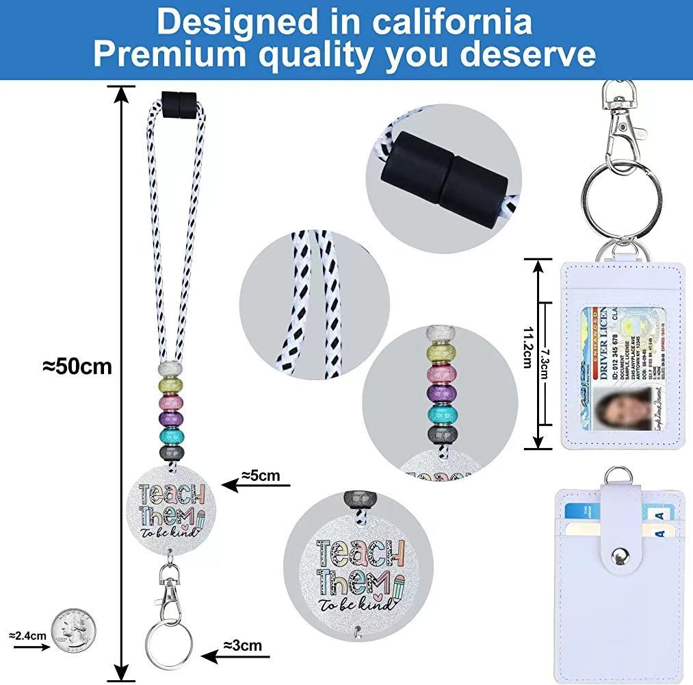 Wholesale Multi-color Eco-Friendly Fashionable Waterproof Durable Silicone Lanyards THEATRE TEAM MANAGER Printed for ID Card Image 4