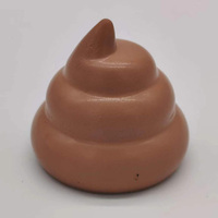 Fourniture de cadeaux promotionnels Logo personnalisé Squishy Pu mousse caca jouet balle anti-stress