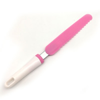 Couteau à gâteau en plastique polypropylène, spatule à crème, couteau à pain dentelé, spatule à toast, modèle 717 Yongkang, directement de l'usine