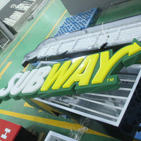 3D Outdoor Reclame Shopfront Uithangbord Aangepaste Prompt Verlichting Acryl Lichtbak Teken