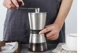 Coffee Accessories Home Manual Coffee Grinder High Quality Stainless Steel Body And Ceramic Grinding Core