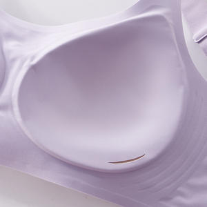 Soutien-gorge Jelly sans couture respirant et fin à col montant et taille haute pour femme avec bretelles convertibles - Soutien sans armatures - Product Image 3