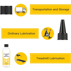 Premium 100% Silicone lubrificante 4 once per tapis roulant cinghia di lubrificazione facile da applicare olio lubrificante adatto a tutti i tapis roulant - Product Image 2