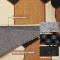 Vente en gros sur mesure 5x7 imperméable super mince doux tapis de couloir antidérapant bureau salon tapis pour canapé chambre