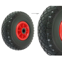 Design unique 10 13 16 pouces roue en mousse PU spécial à faible coût 10X3.00-4 roue pour chariot Handtruck roues de brouette en plastique