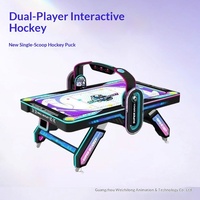 Équipement de jeu vidéo Nouveau jeu de hockey sur socle double avec jetons Machine de jeu pour enfants Jeu intérieur parent-enfant Matériel de jeu pour plus de 8 ans