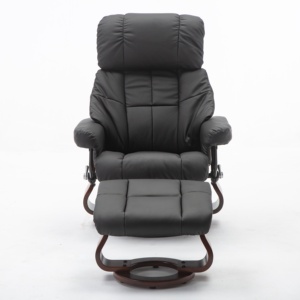 Sillón reclinable giratorio manual de diseño moderno con otomana PU + PVC, de diseño moderno, de la marca - Product Image 2