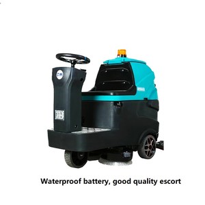 <b>Hot</b> Sale Power Broom Industrial Scrubber Sweeping Cleaning Commercial Ride on Floor Commercial Floor Scrubber - Product Image 3