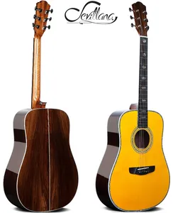 新塞维利亚纳2208精致独特的最佳41英寸原声吉他全固体，适合欧洲和亚洲市场最受欢迎的音乐爱好者