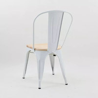 Chaise de salle à manger durable et moderne pour café-restaurant, design industriel, empilable, en fer, prix de gros, mobilier vintage pour la maison