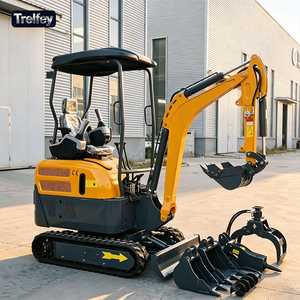 Mini-excavatrice sur chenilles de 2 tonnes, certifiée CE EPA Euro 5, avec outils de nivellement, ripper, <span class=keywords><strong>scarificateur</strong></span>, pointe de tige et plaque compacteuse - Product Image 1