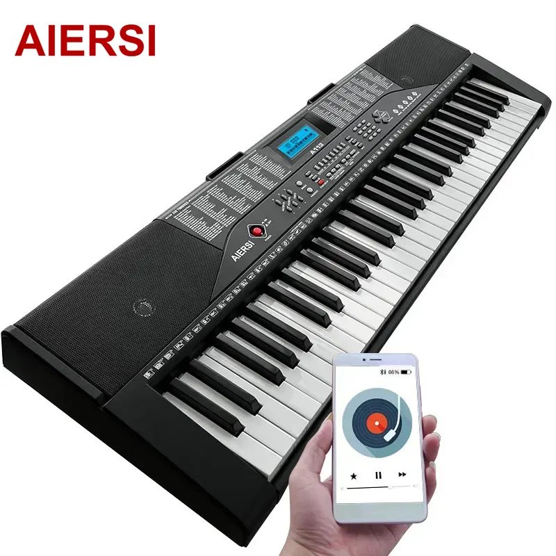 wholesale price Aiersi Electronic keyboard bluetooth digital organ 61 keys piano keyboard music instruments