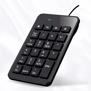 Portatile Ultra sottile tastiera meccanica numerica per il computer portatile Pc banca 23 tasti Usb cablato Mini Digital Keyboard switch