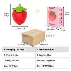 S-Hande Premium 8 Frekanslı Sevimli Çilek Şeklinde Klitoris Emici Vibratör Kadınlar İçin Seks Oyuncağı - Product Image 5