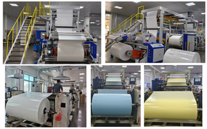 Jinda 50mic Matt Pet Polyester bạc màu Nhãn phim với chất kết dính tự dính Nhãn dán nhãn Vật liệu nhãn điện tử - Product Image 5