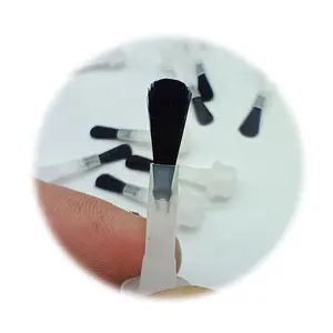 新款拱头指甲油刷流行v形黑发指甲油刷FNB-010A弧形扇形指甲油刷