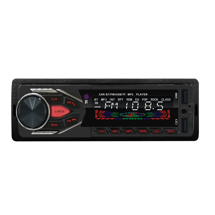 เครื่องเล่นเพลงMp3ในรถยนต์หน้าจอLCDคู่,วิทยุFMเครื่องเสียงในรถยนต์โทรแฮนด์ฟรีวิทยุในรถยนต์คู่มือภาษาอังกฤษ