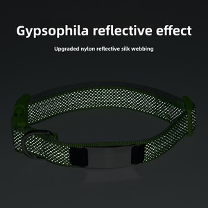 <span class=keywords><strong>Collier</strong></span> <span class=keywords><strong>pour</strong></span> <span class=keywords><strong>chien</strong></span> en nylon réfléchissant <span class=keywords><strong>avec</strong></span> gravure, motif étoile, doublure douce multicolore et boucle colorée - Product Image 4