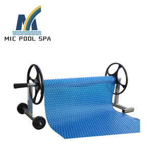 Manta térmica personalizada <span class=keywords><strong>para</strong></span> piscina, lámina de burbuja de aluminio Pe, resistente a rayos Uv - Product Image 3