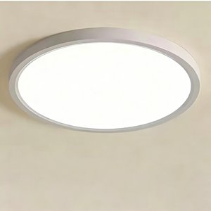 Plafonnier LED ultra-fin sans soudure, triple protection, style assiette pour chambre à coucher - Product Image 1