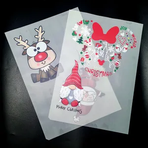 Adesivi Termoadesivi Personalizzati con Stampa Serigrafica in Plastisol Trasparente e Glitter <span class=keywords><strong>per</strong></span> Magliette e Indumenti - Product Image 1