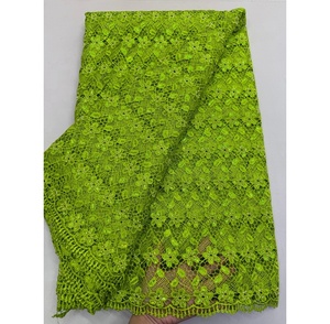 Vestido de Novia Europeo y Americano de Alta Calidad con Guipur Naranja Nigeriano a Buen Precio, Estilo Italiano para Vestidos y Ropa - Product Image 4