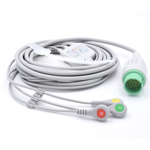 Fabriek Directe 3-Lead Ecg Kabel Spacelabs Ultraview Mcare 300 Ecg Kabel - Product Image 1