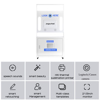 Camera Grade Beauty Light Photobooth Portable Self Service Interactive Korea Photo Booth Machine