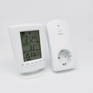 جهاز تحكم في درجة الحرارة لاسلكي 433.92 ميجا هرتز مع قابس بمنفذ وجهاز تحكم عن بعد - Product Image 2