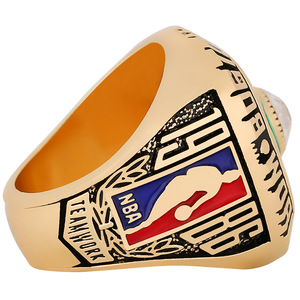 Bague de championnat de basket-ball des <span class=keywords><strong>Boston</strong></span> <span class=keywords><strong>Celtics</strong></span> 1986, vente en gros directe d'usine transfrontalière, bagues de champions personnalisées en stock - Product Image 3