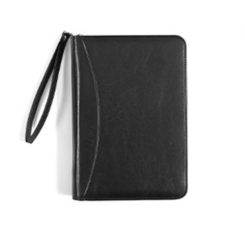 A5 zipper bag black (single shell)