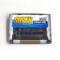 Cartouche de jeu Super SFC Flash Cart 8 Go TF Card SNES Communication filaire Langue anglaise Version violette NTSC/USA ABS+PC OEM