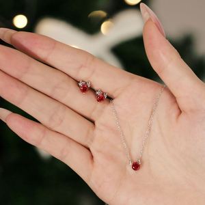 Dylam Innovative Jewelry Supplier S925 <b>Silver</b> Rhodium 14K Gold Plated 5A Cubic Zirconia Christmas Gifts Xmas Elk <b>Stud</b> <b>Earrings</b> - Product Image 5