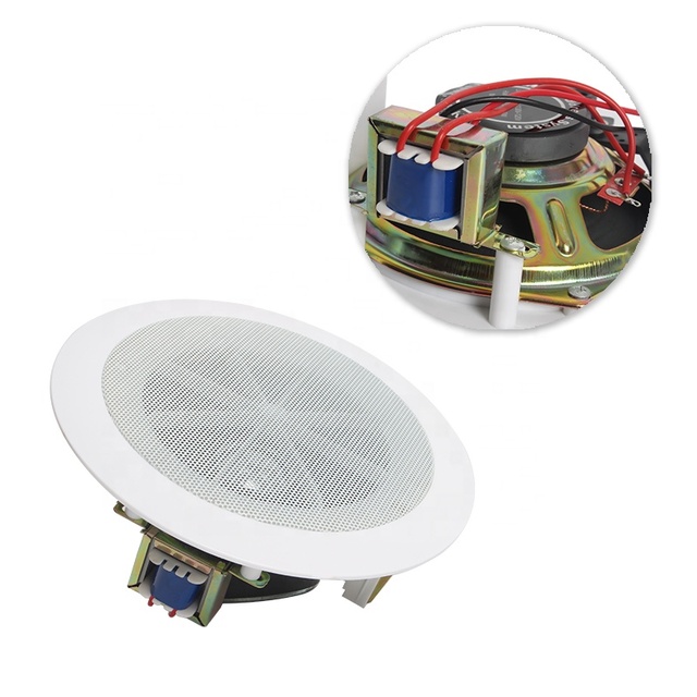 515B 5 Inch 5w Hot Selling Professional PA Public Address System 100v Line Array Ceiling Speakers With Color Box
