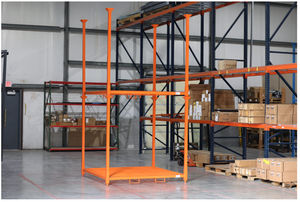 <span class=keywords><strong>Rack</strong></span> empilable peu encombrant-Solution de stockage en entrepôt robuste pour l'empilage organisé des palettes - Product Image 6