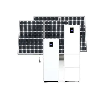 Sistema de energía solar híbrido completo de 10kw Sistema solar doméstico de 12kw con batería de litio