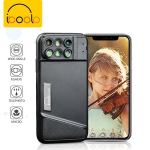 Iboolo multi-ống kính chụp ảnh điện thoại bìa góc rộng <span class=keywords><strong>Macro</strong></span> Tele <span class=keywords><strong>5</strong></span> trong 1 ống kính Kit cho <span class=keywords><strong>iPhone</strong></span> - Product Image 5