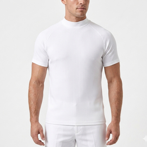 Camiseta Deportiva de Manga Larga para <span class=keywords><strong>Hombre</strong></span>, Cuello Alto, Ajustada, de Nailon y Elastano, Elástica en 4 Direcciones, para Entrenamiento de Alto Rendimiento, 2026 - Product Image 4