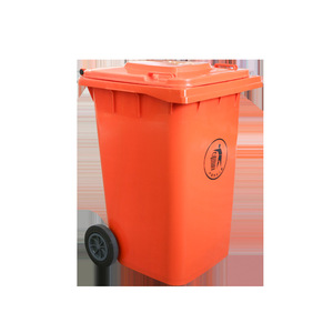 <b>Large</b> Capacity Sanitation Garbage <b>Bin</b> 360L Plastic With Wheels Sealable Lid Outdoor Use Rectangular HDPE - Product Image 1