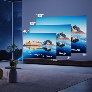 Nouveau design V1 Pro Mini projecteur vidéo à mise au point automatique <span class=keywords><strong>Android</strong></span> 14 Smart TV Full HD 1080P BT WiFi 6 Projecteur portable à courte focale 4K - Product Image 4