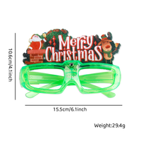 Lunettes de Noël Tête de Renne Très Vendues, Lunettes Fantaisie Élan, Accessoire Amusant pour Cabine Photo pour Dîner de Noël en Famille