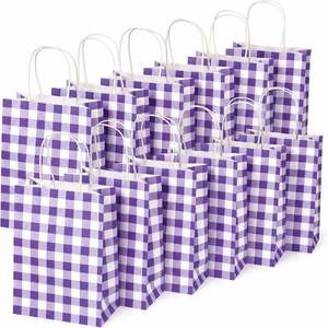 Premium Kraft <b>Paper</b> <b>Gift</b> <b>Bags</b> with Handles Reusable Goodie <b>Bags</b> DIY Friendly Thick Sturdy <b>Paper</b> Neat Edge Finishing - Product Image 1