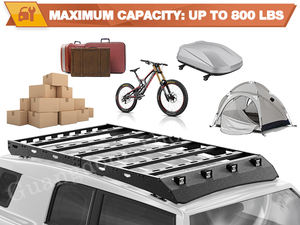 Portaequipajes de Techo Ulon para Toyota FJ Cruiser 2006-2014, Canasta Portaequipajes de Alta Resistencia, Barras Transversales de Acero al Carbono - Product Image 4