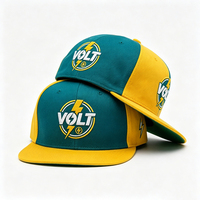 Gorra Snapback de Alta Calidad con 6 Paneles y Bordado 3D, Visera Plana, Dos Tonos, Estilo Hip-Hop, Casual, Unisex, Deportiva