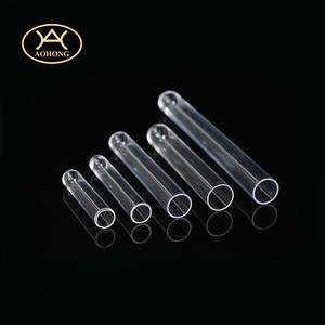 10mm 12mm 13mm 15mm 18mm 20mm कस्टम आकार पारदर्शी स्पष्ट दौर फ्लैट नीचे borosilicate कांच टेस्ट ट्यूब - Product Image 4