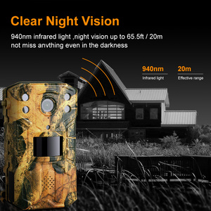 4G LTE 0.3s temps de déclenchement 128 go de Vision nocturne cellule <span class=keywords><strong>cellulaire</strong></span> cerf surveillance de la faune jeu Wildkamera piège <span class=keywords><strong>chasse</strong></span> caméra solaire - Product Image 6