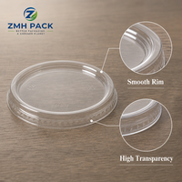 Offre Spéciale – Couvercles en plastique PET transparent de 90 mm, design dôme plat ou motif ours, personnalisables pour café, bubble tea et boissons froides